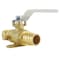 Apollo 3/4 in. Brass PEX-A Barb Ball Valve with Drain and Mounting Pad EPXV34WD - alternate 5